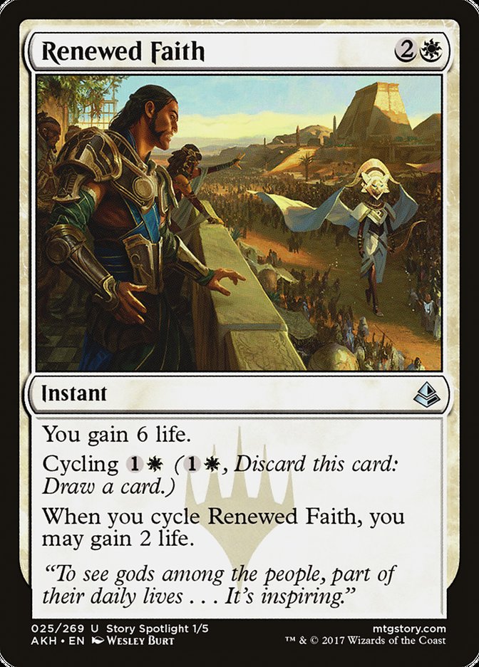 Renewed Faith [Amonkhet] | Card Citadel