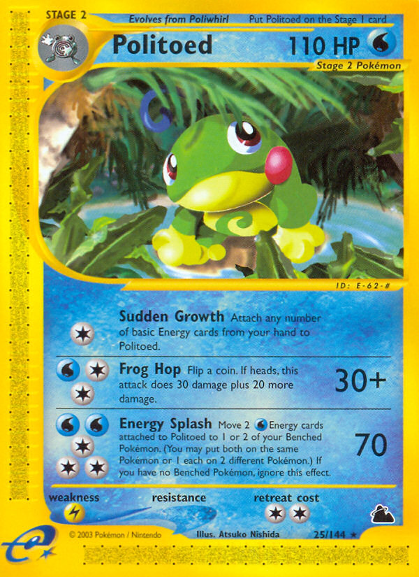 Politoed (25/144) [Skyridge] | Card Citadel