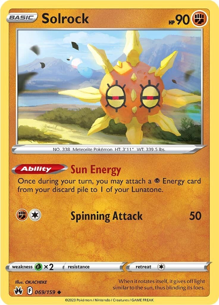 Solrock (069/159) [Sword & Shield: Crown Zenith] | Card Citadel
