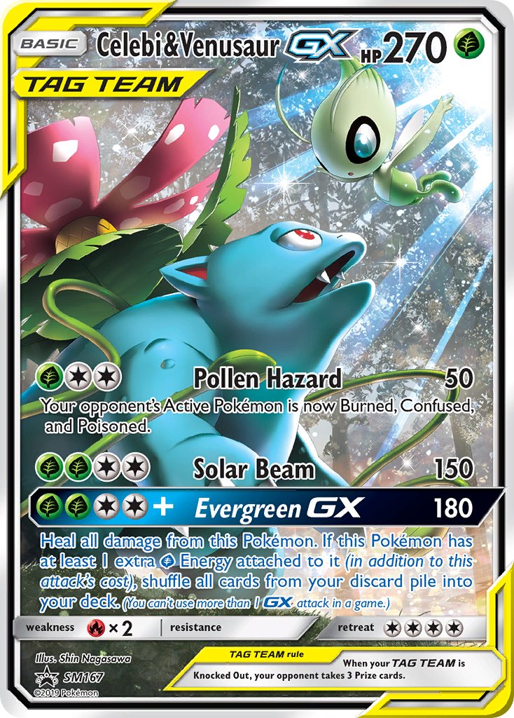 Celebi & Venusaur GX (SM167) [Sun & Moon: Black Star Promos] | Card Citadel