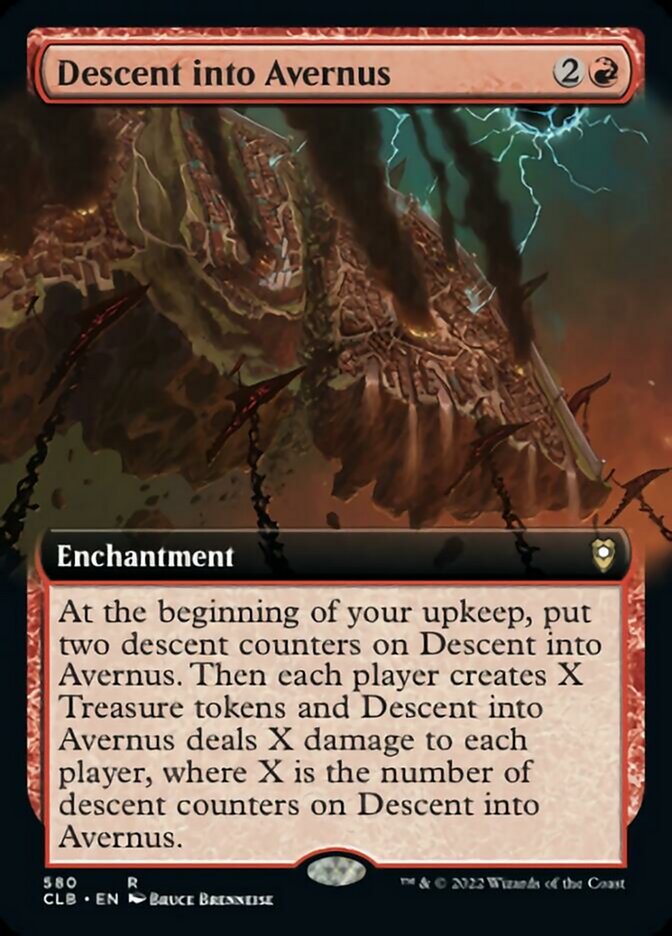 Descent into Avernus (Extended Art) [Commander Legends: Battle for Baldur's Gate] | Card Citadel