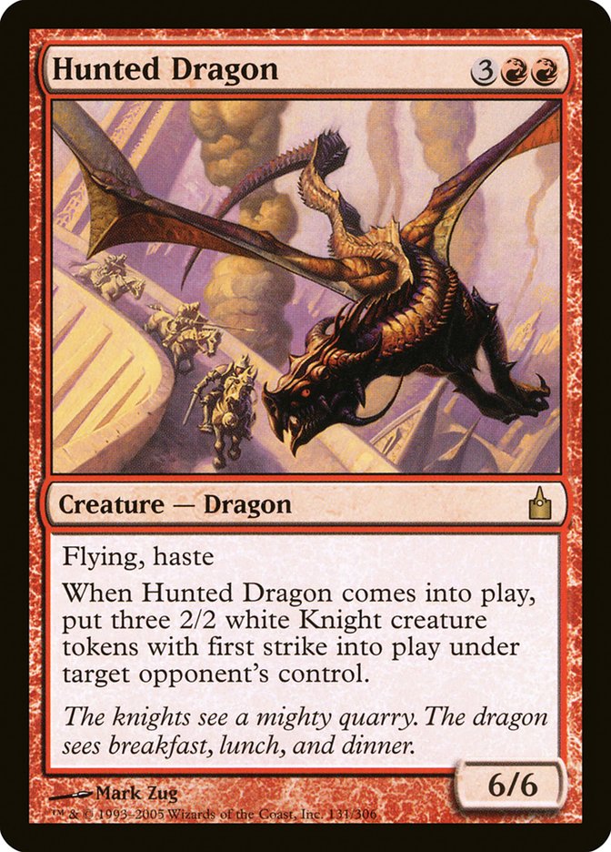 Hunted Dragon [Ravnica: City of Guilds] | Card Citadel