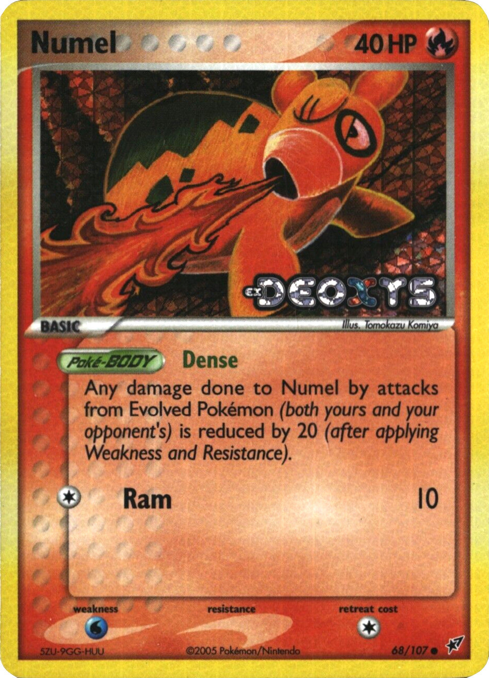 Numel (68/107) (Stamped) [EX: Deoxys] | Card Citadel