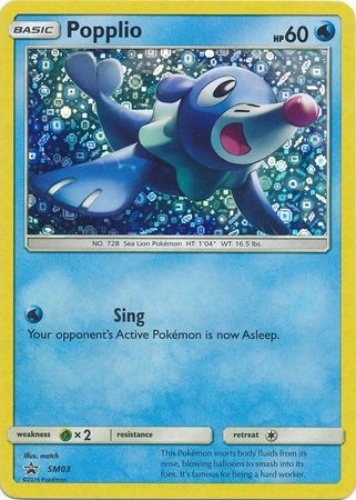 Popplio (SM03) (General Mills Promo) [Sun & Moon: Black Star Promos] | Card Citadel