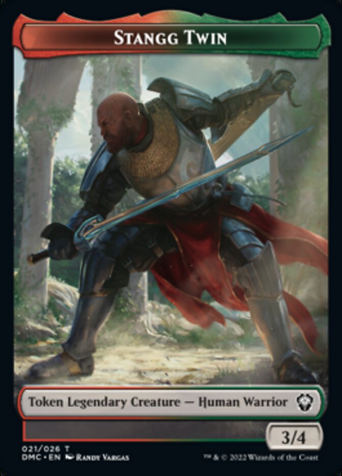 Stangg Twin Token [Dominaria United Commander Tokens] | Card Citadel