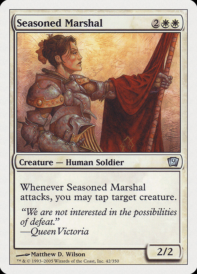 Seasoned Marshal [Ninth Edition] | Card Citadel