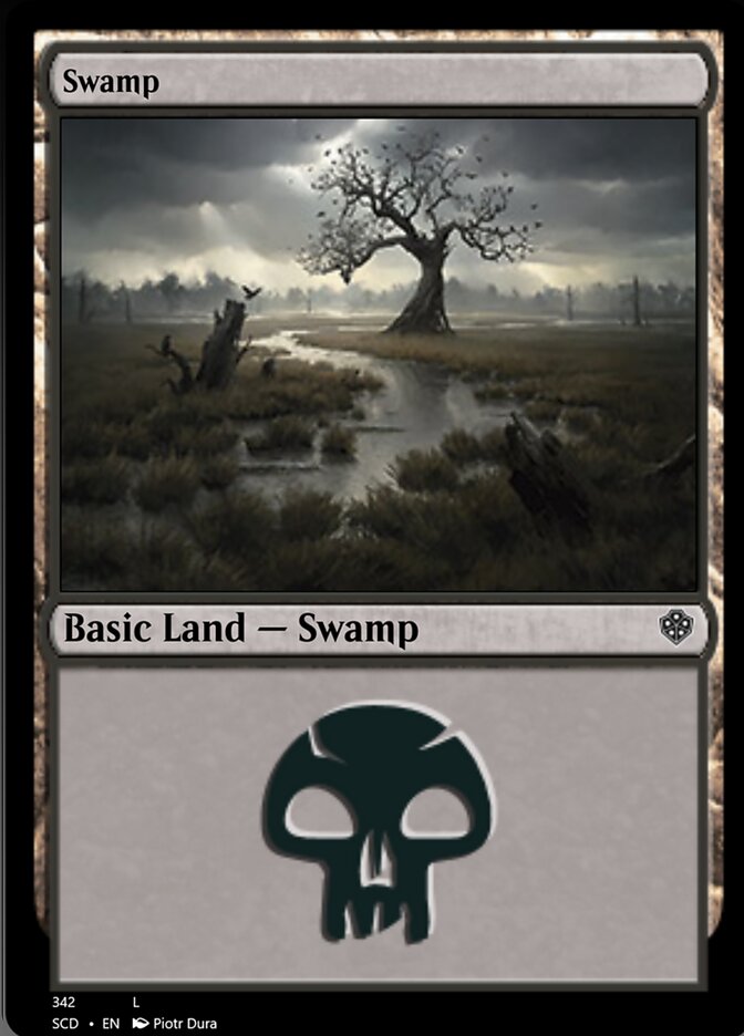 Swamp (342) [Starter Commander Decks] | Card Citadel