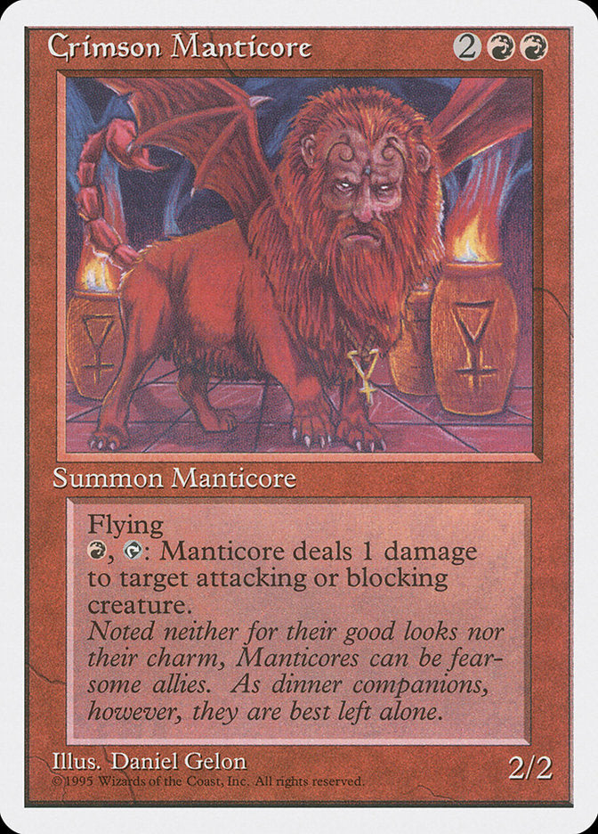 Crimson Manticore [Fourth Edition] | Card Citadel