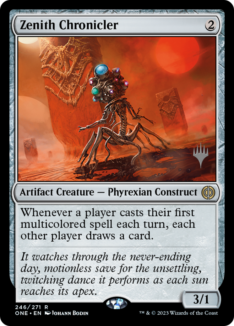 Zenith Chronicler (Promo Pack) [Phyrexia: All Will Be One Promos] | Card Citadel