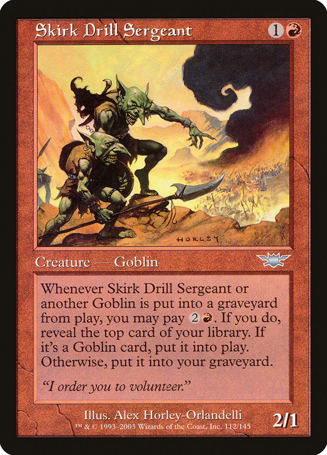 Skirk Drill Sergeant [Legions] | Card Citadel