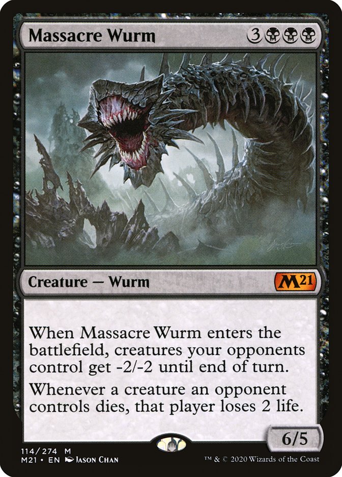 Massacre Wurm [Core Set 2021] | Card Citadel