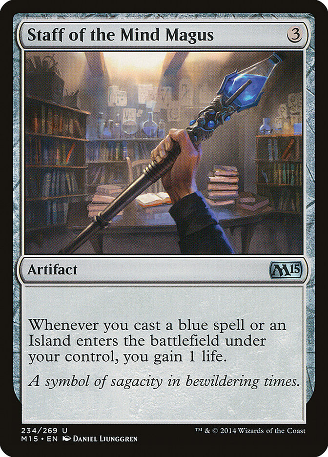 Staff of the Mind Magus [Magic 2015] | Card Citadel