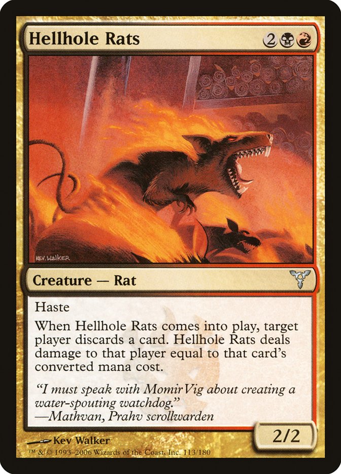 Hellhole Rats [Dissension] | Card Citadel