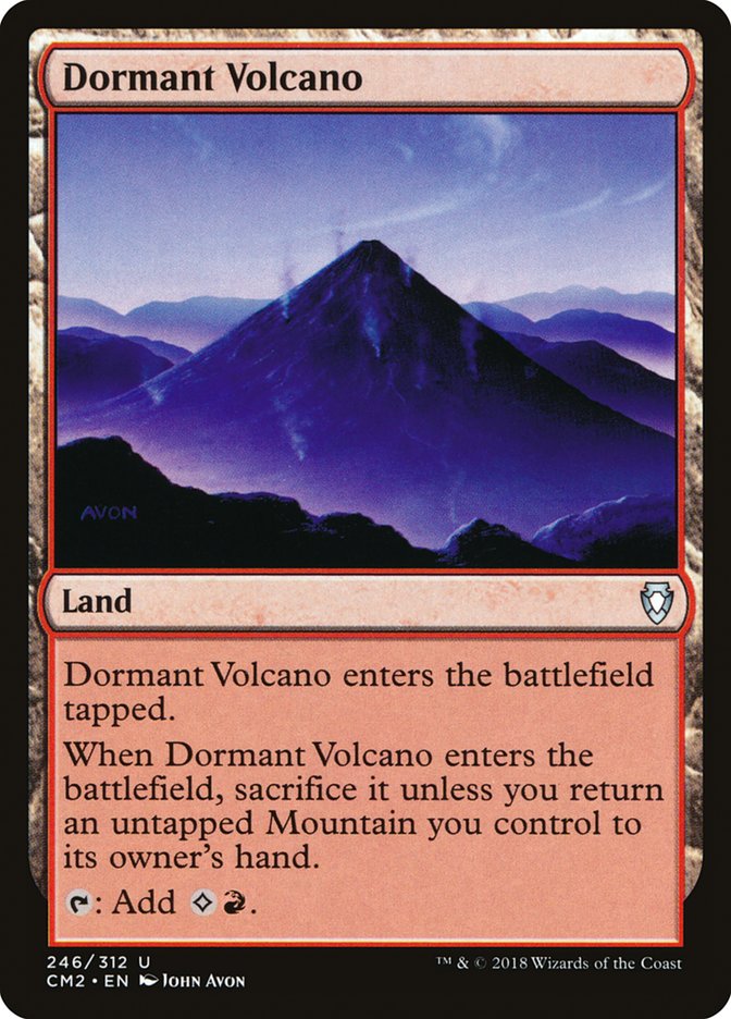 Dormant Volcano [Commander Anthology Volume II] | Card Citadel