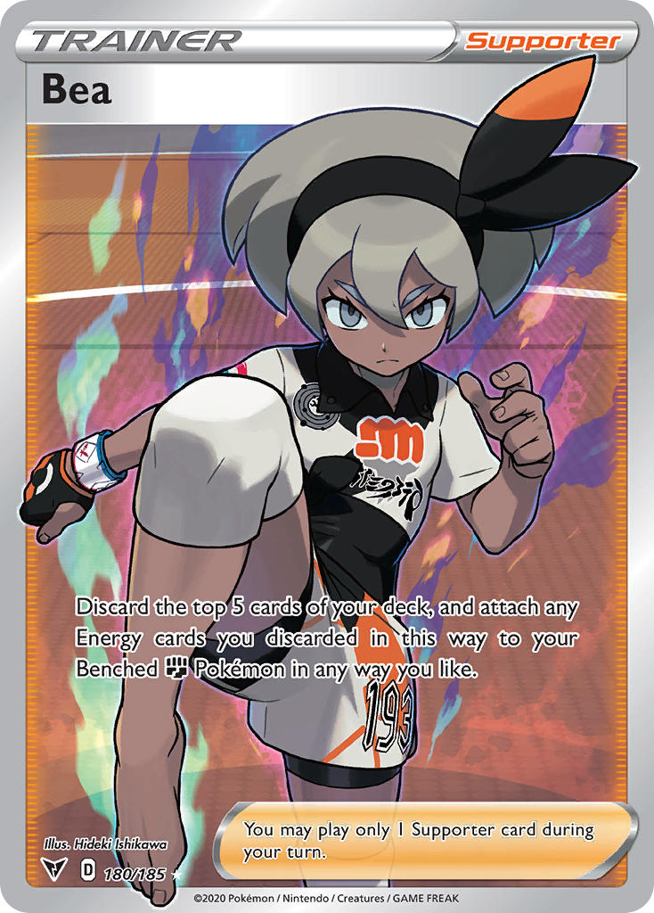 Bea (180/185) [Sword & Shield: Vivid Voltage] | Card Citadel