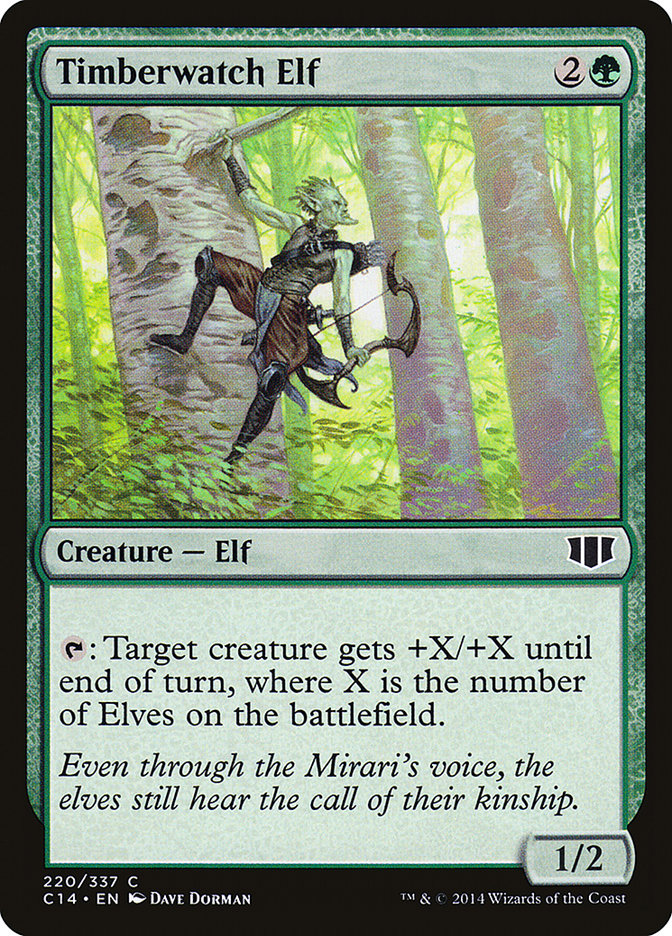 Timberwatch Elf [Commander 2014] | Card Citadel