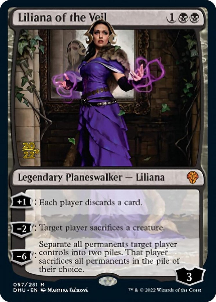 Liliana of the Veil [Dominaria United Prerelease Promos] | Card Citadel