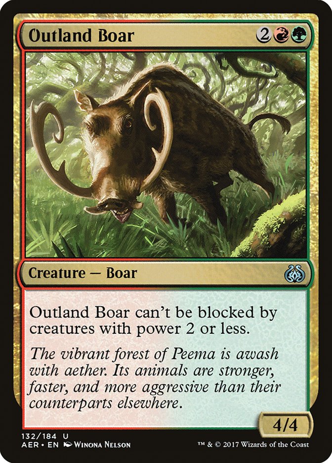 Outland Boar [Aether Revolt] | Card Citadel