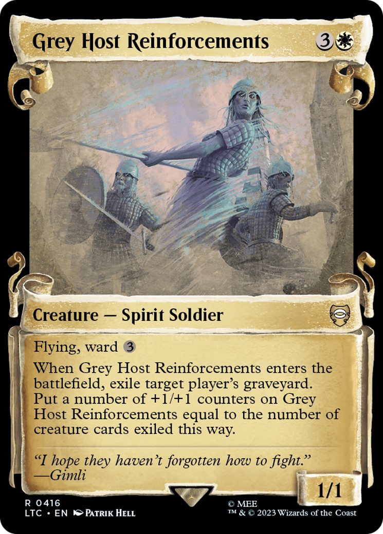 Grey Host Reinforcements [The Lord of the Rings: Tales of Middle-Earth Commander Showcase Scrolls] | Card Citadel