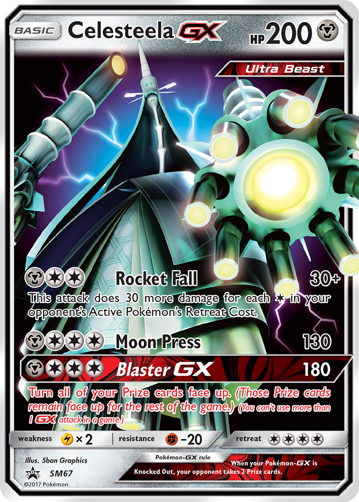 Celesteela GX (SM67) [Sun & Moon: Black Star Promos] | Card Citadel