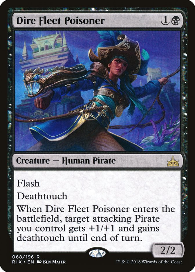 Dire Fleet Poisoner [Rivals of Ixalan] | Card Citadel