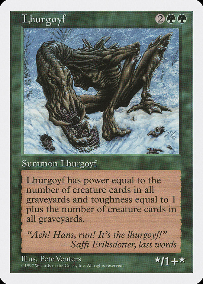 Lhurgoyf [Fifth Edition] | Card Citadel