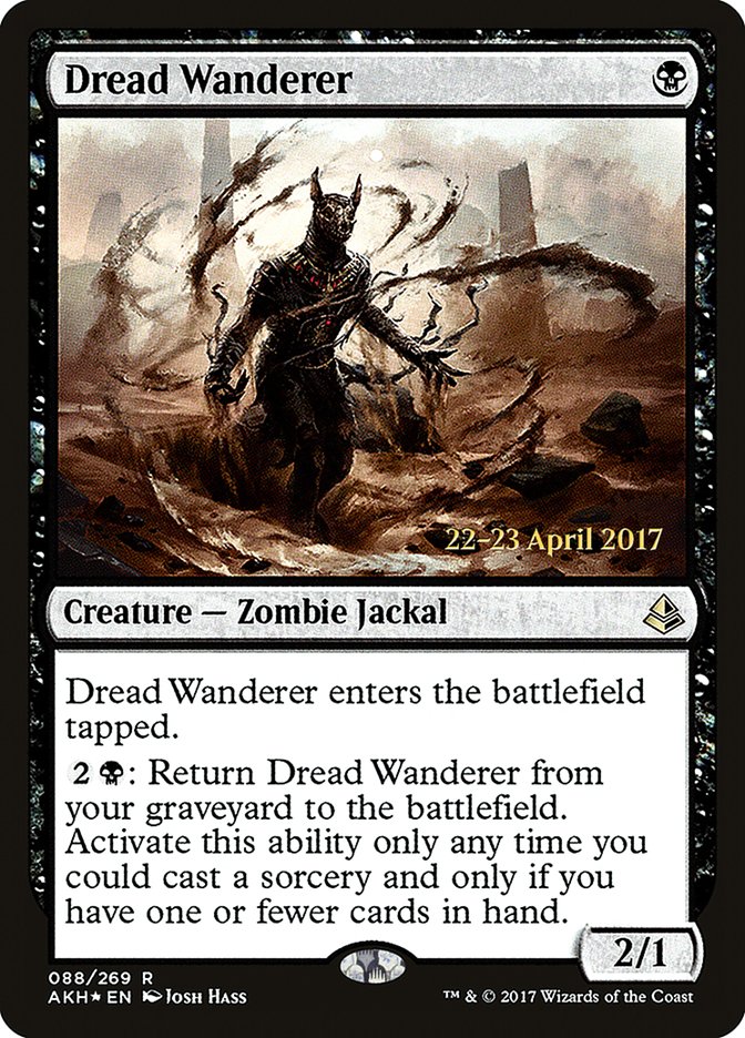 Dread Wanderer (Prerelease Promo) [Amonkhet Prerelease Promos] | Card Citadel