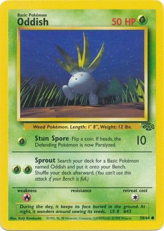 Oddish (58/64) [Jungle Unlimited] | Card Citadel