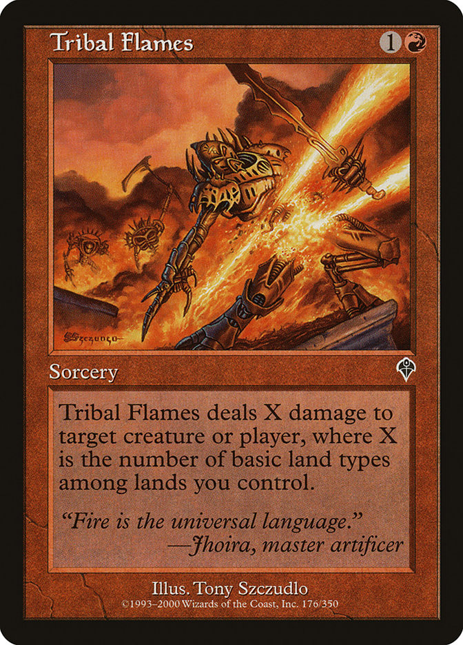 Tribal Flames [Invasion] | Card Citadel