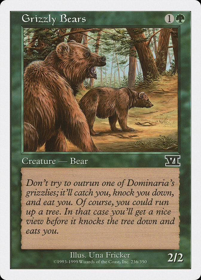 Grizzly Bears [Classic Sixth Edition] | Card Citadel