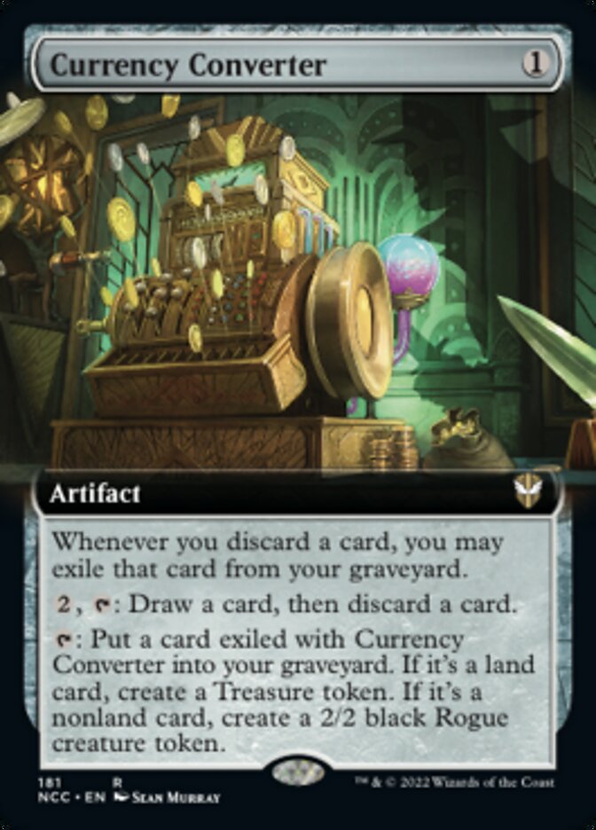 Currency Converter (Extended Art) [Streets of New Capenna Commander] | Card Citadel