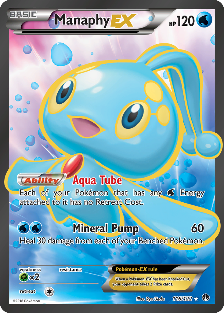 Manaphy EX (116/122) [XY: BREAKpoint] | Card Citadel