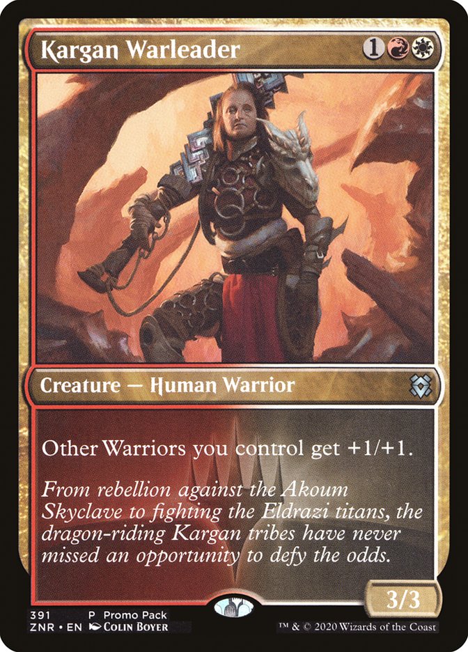 Kargan Warleader (Promo Pack) [Zendikar Rising Promos] | Card Citadel