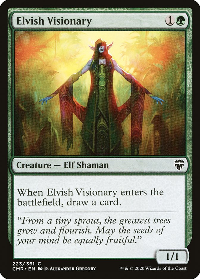 Elvish Visionary [Commander Legends] | Card Citadel