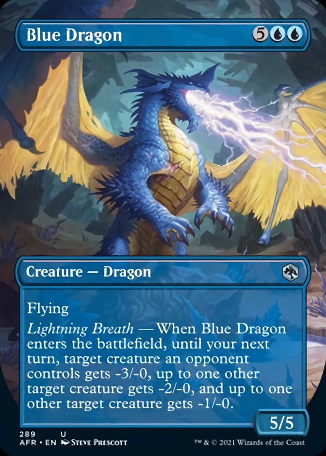 Blue Dragon (Extended) [Dungeons & Dragons: Adventures in the Forgotten Realms] | Card Citadel