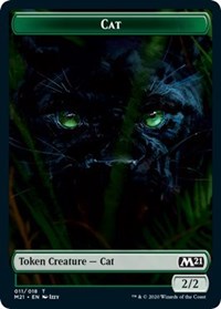 Cat (011) // Dog Double-sided Token [Core Set 2021 Tokens] | Card Citadel