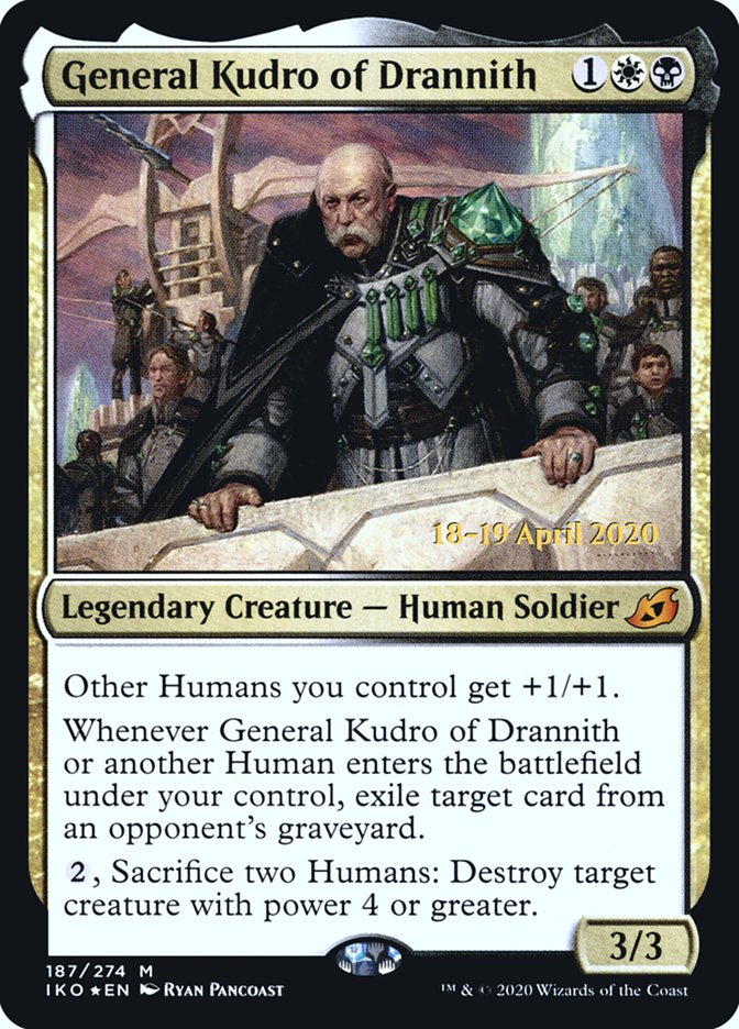 General Kudro of Drannith  [Ikoria: Lair of Behemoths Prerelease Promos] | Card Citadel