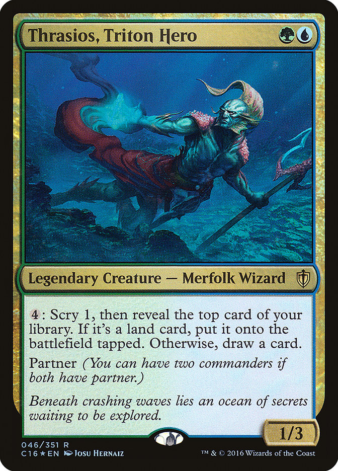 Thrasios, Triton Hero [Commander 2016] | Card Citadel