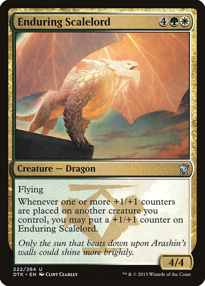 Enduring Scalelord [Dragons of Tarkir] | Card Citadel