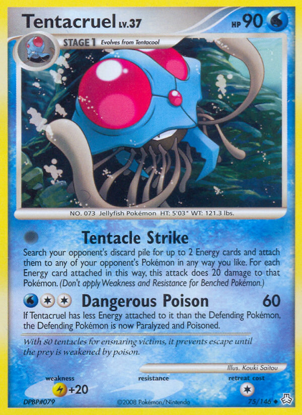 Tentacruel (75/146) [Diamond & Pearl: Legends Awakened] | Card Citadel