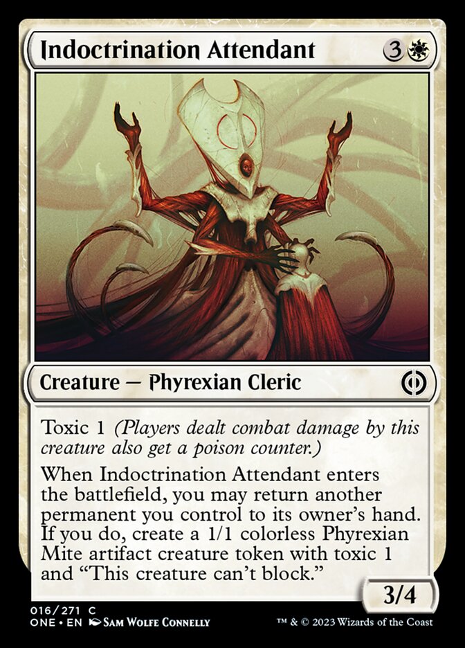 Indoctrination Attendant [Phyrexia: All Will Be One] | Card Citadel