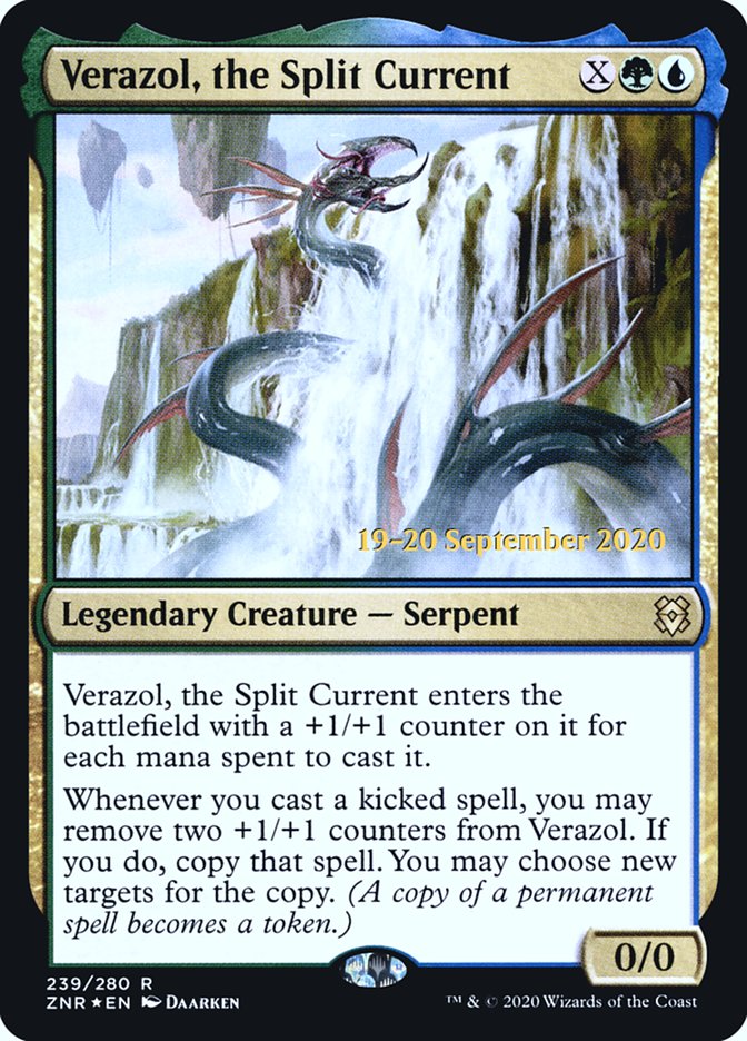 Verazol, the Split Current  [Zendikar Rising Prerelease Promos] | Card Citadel