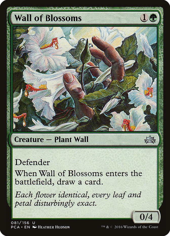 Wall of Blossoms [Planechase Anthology] | Card Citadel