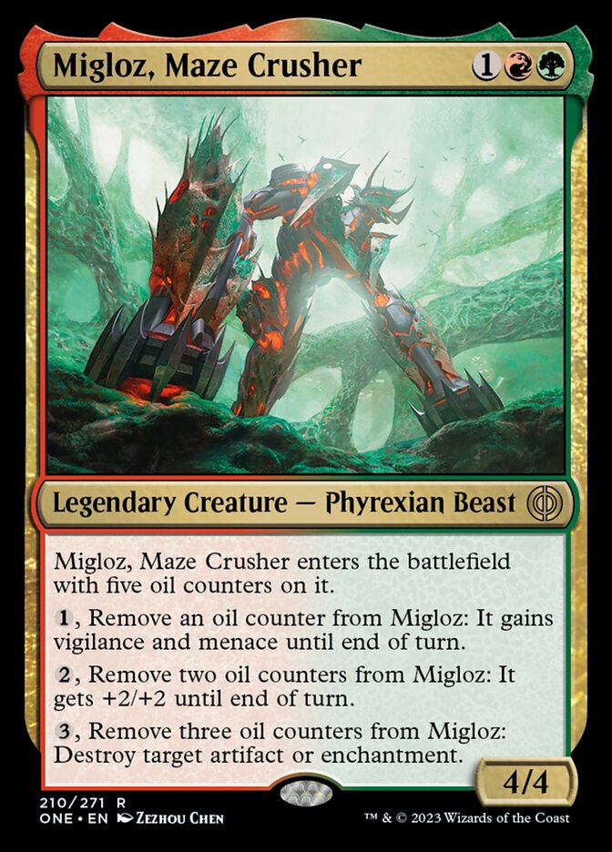 Migloz, Maze Crusher [Phyrexia: All Will Be One] | Card Citadel