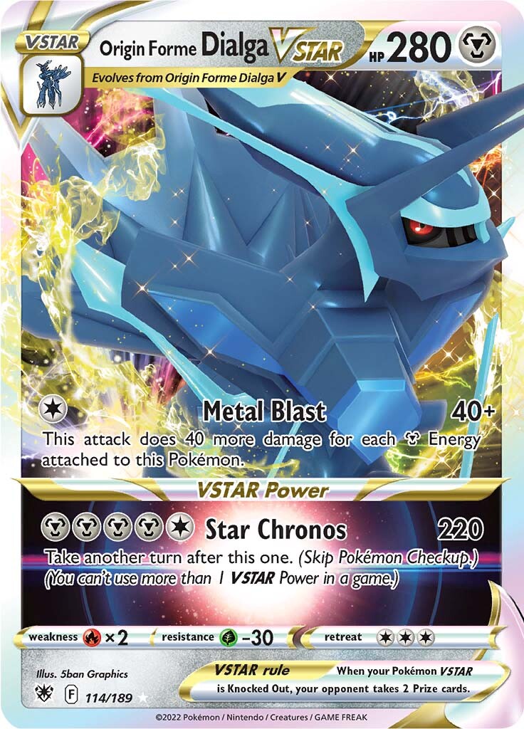 Origin Forme Dialga VSTAR (114/189) [Sword & Shield: Astral Radiance] | Card Citadel