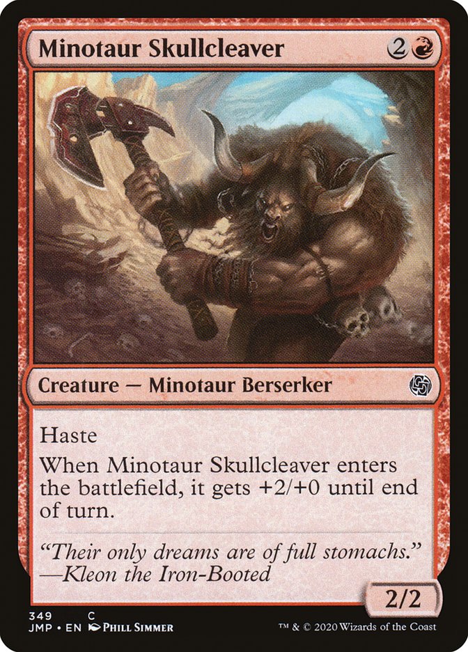 Minotaur Skullcleaver [Jumpstart] | Card Citadel