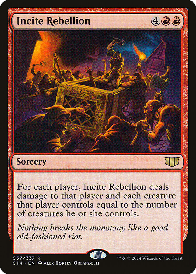 Incite Rebellion [Commander 2014] | Card Citadel