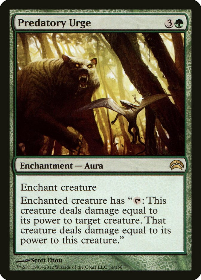 Predatory Urge [Planechase 2012] | Card Citadel