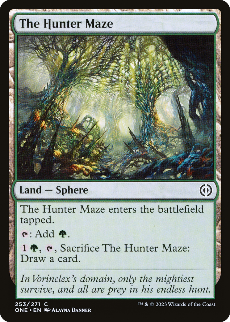 The Hunter Maze [Phyrexia: All Will Be One] | Card Citadel