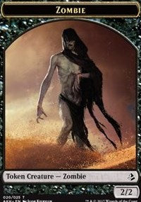 Zombie // Trueheart Duelist Token [Amonkhet Tokens] | Card Citadel